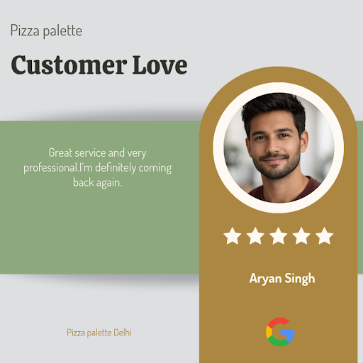 Aryan Singh raves about his delightful experience at Pizza Palette in Delhi, praising our excepti… post image