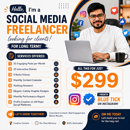🚀 Looking for a Social Media Expert to Grow Your Brand? 📱✨ post image