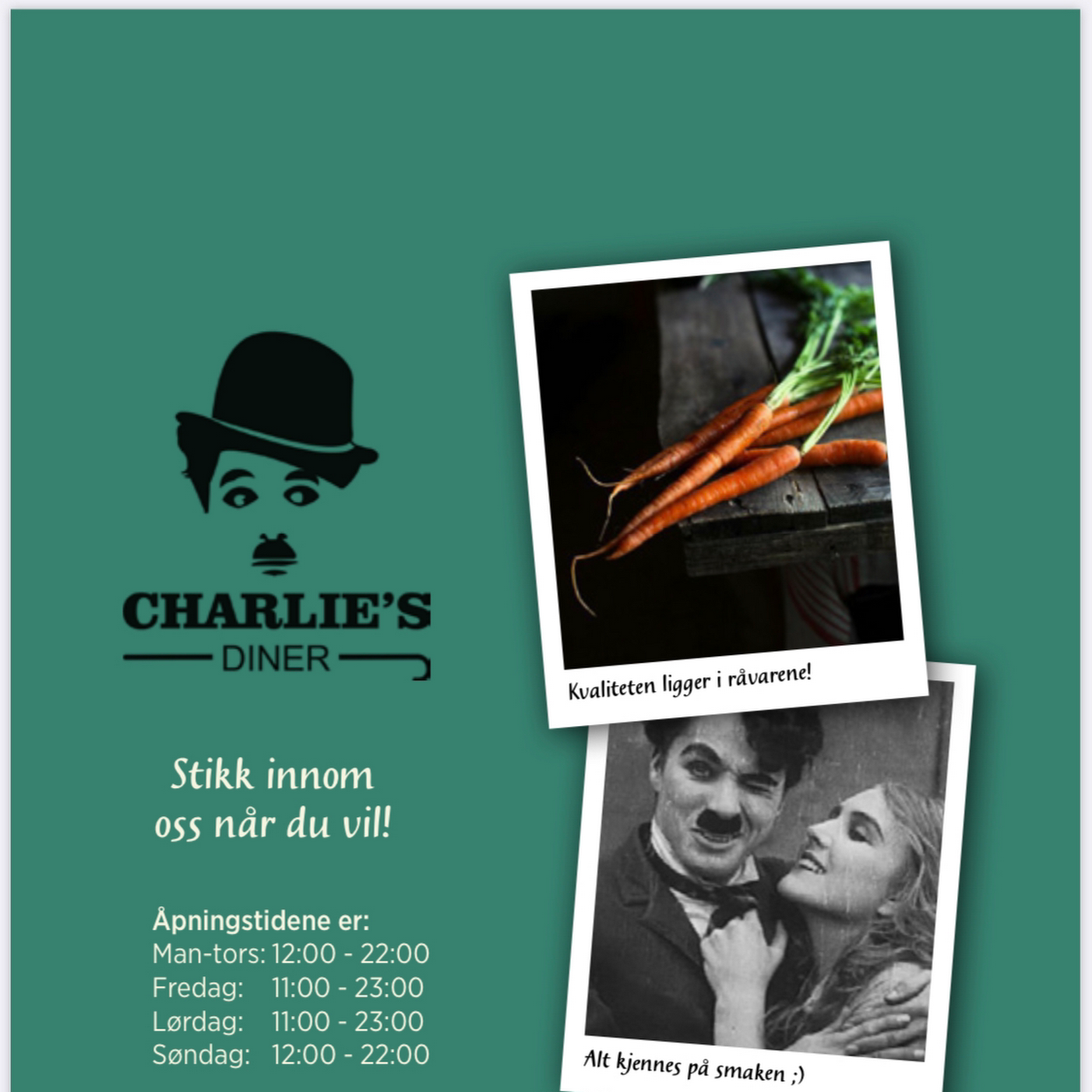 Charlie’s diner AS restaurant