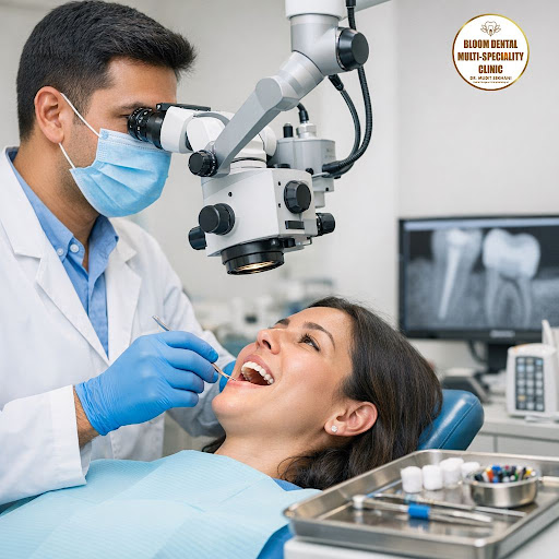 Tooth pain making it hard to eat or sleep? At Bloom Dental Multi-Speciality Clinic in Punjabi Par… post image