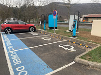 Borne de recharge Powerdot à Massiac