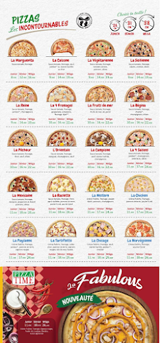 Numéro de téléphone de Pizza Time® Villejuif