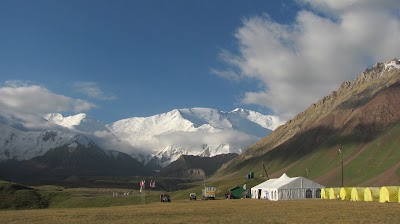 Photos of Base Camp for Peak Lenin