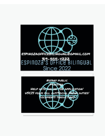 Espinoza's Office Bilingual