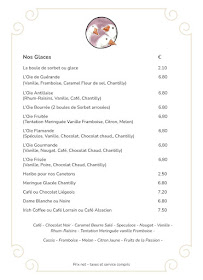 Menu Restaurant Aux Trois Oies Page 3