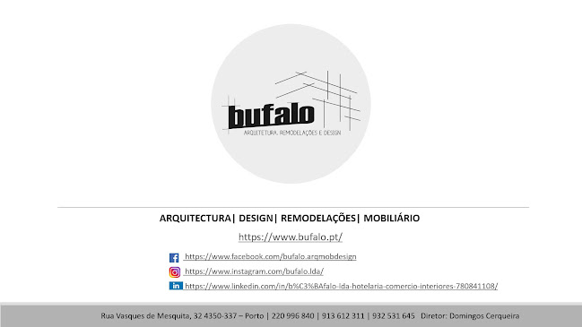 Búfalo, Lda. Horário de abertura