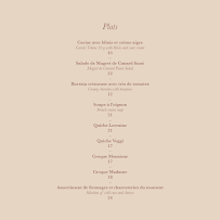 Menu Café Clotilde Page 5
