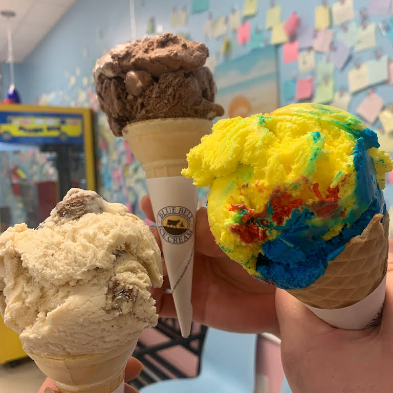 Freezing Milk rolling ice cream boba Tea Waffle Ice Cream Shop in Killeen