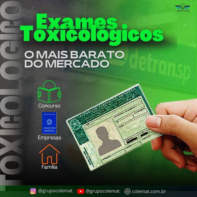 Exame Toxicológico LABET: descubra o local mais barato aqui