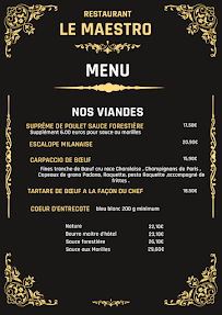 Menu Le Maestro Page 7