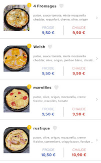 Menu AUCHAN LONGUENESSE DISTRIBUTEUR PIZZAS Page 1