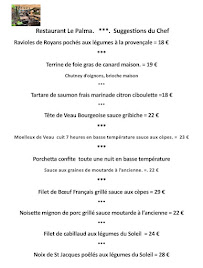 Menu Restaurant Le Palma Page 4