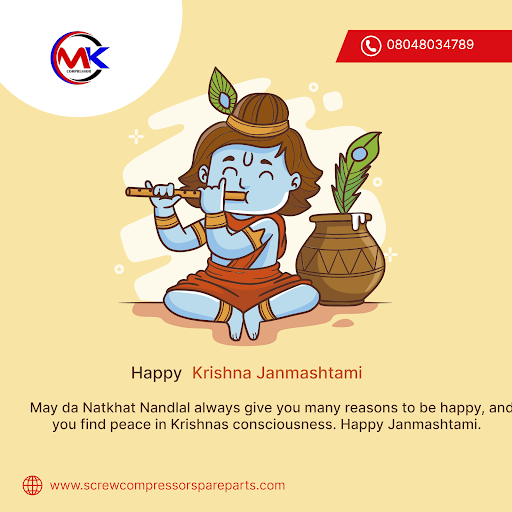 🧈🪈 A little mischief, endless wisdom, and a whole lot of divine love. 💙  This Sri Krishna Janmash... post image