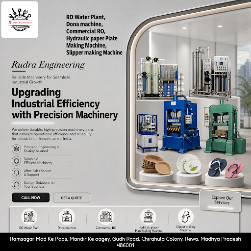 Rudra Engineering specializes in high-quality machinery parts, with a focus on Commercial RO syst… post image