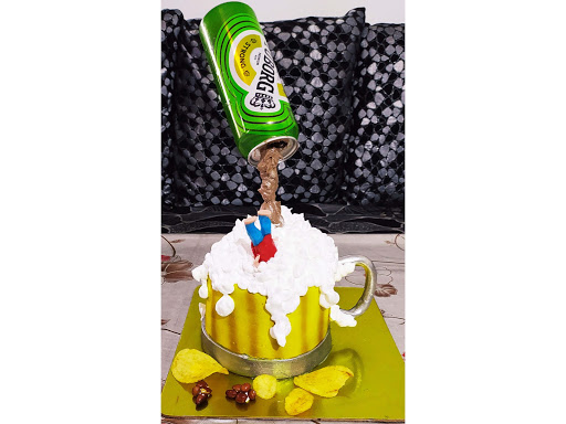 Beer mug theme cake post image