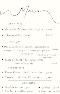 Menu Blue Berry Café Page 1