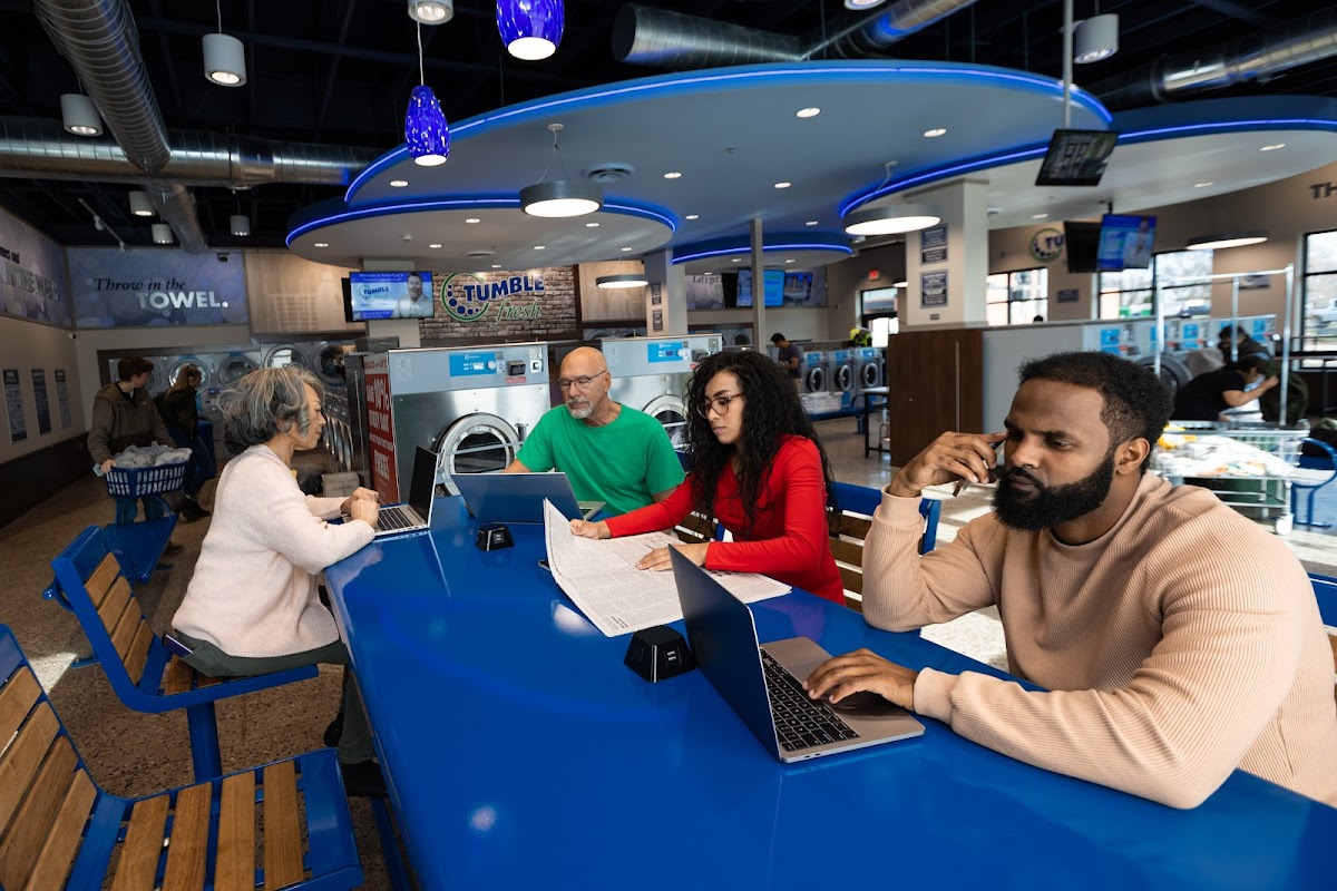 Tumble Fresh Coin Laundry laundromat interior in Minneapolis, MN