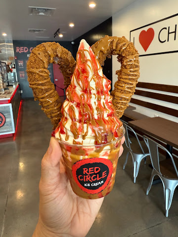 Red Circle Ice Cream & Churros by null