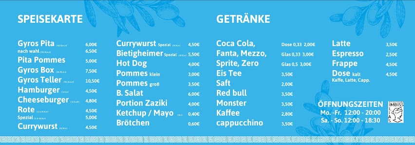 Speisekarte