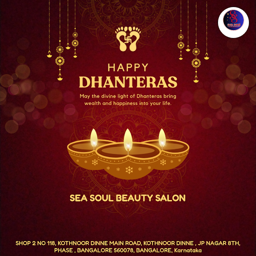 As you celebrate Happy Dhanteras, give your tresses the divine treatment at Sea Soul Beauty Salon…