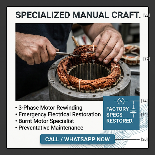 Lucky Electricals is the preferred industrial motor repair and maintenance partner for factory ow…
