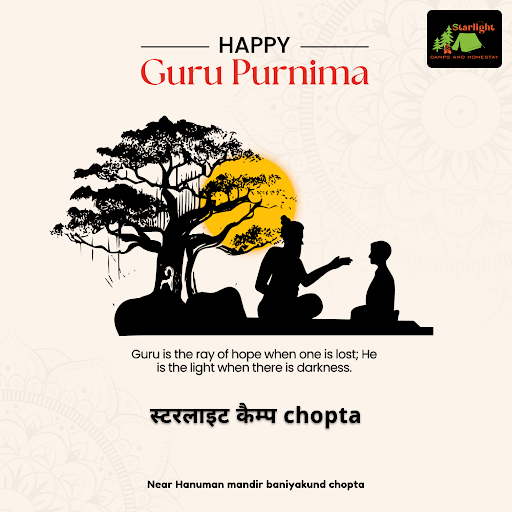 Celebrate Guru Purnima with gratitude at starlight camps, the best camping farm in Makkumath, off… post image