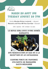 Menu Restaurant Camping Porte de Provence Page 5