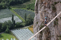 Via ferrata des Alpes : La Grande Fistoire et Les Ammonites (payantes) à Le Caire