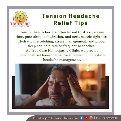 Tension headaches are often linked to stress, prolonged screen time, poor sleep, dehydration, and… post image