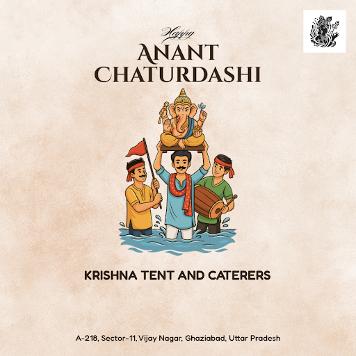 Get ready to celebrate Happy Ananta Chaturdashi in style with Krishna Tent and Caterers! Rent our…