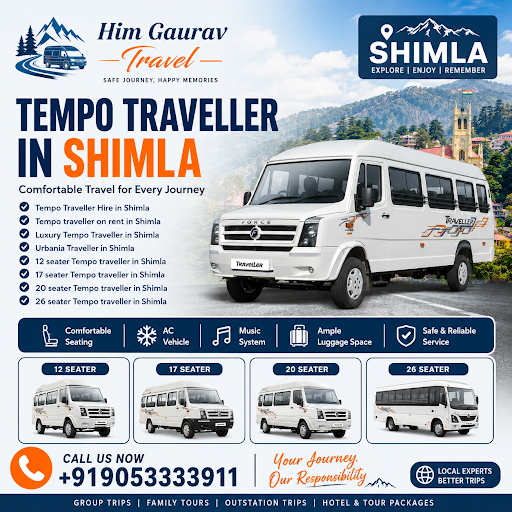 🚐 Him Gaurav Travel – Tempo Traveller in Shimla | Best Group Travel Service post image