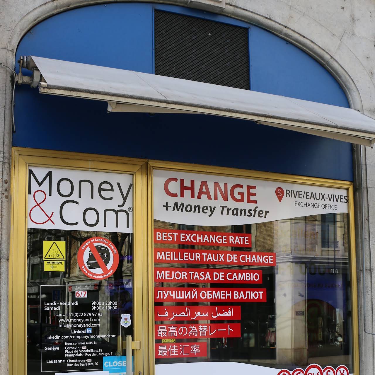 Change Money Com Rive Eaux Vives Bureau De Change A Geneve