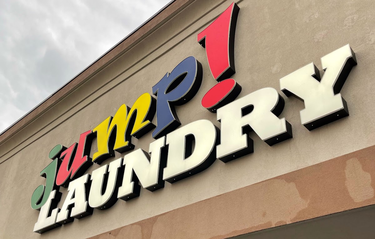 Community Coin Laundromat facility with washing machines in Carmel