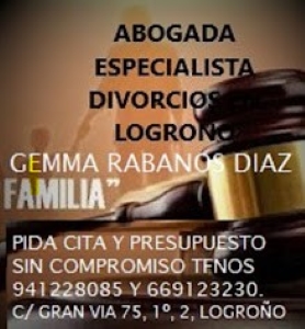 ABOGADA LOGROÑO DIVORCIOS GEMMA RABANOS DIAZ Gallery - Spain