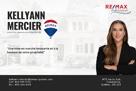 Kellyann Mercier REMAX Courtier Immobilier résidentiel 1473 Rue du Sud, Cowansville, QC J2K 2Z3, Canada