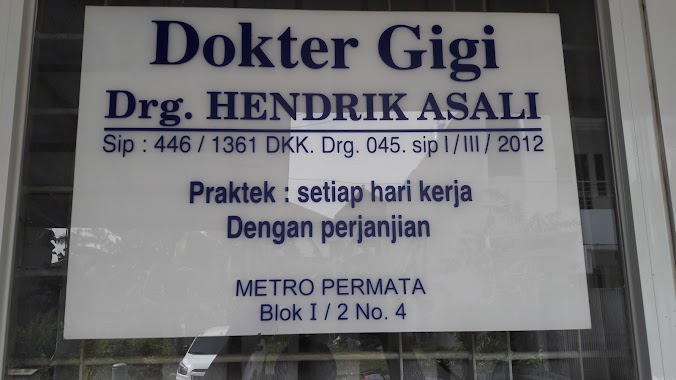 Klinik Drg.Hendrik Asali, Author: Stefanus Bayu