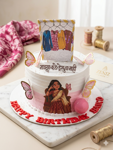 The Relatable Struggle 👗 – The Ultimate Custom Birthday Cake! post image