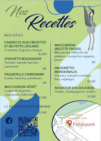 Menu Pât-à-pont Page 1