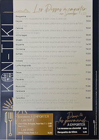 Menu Kon-Tiki Page 1