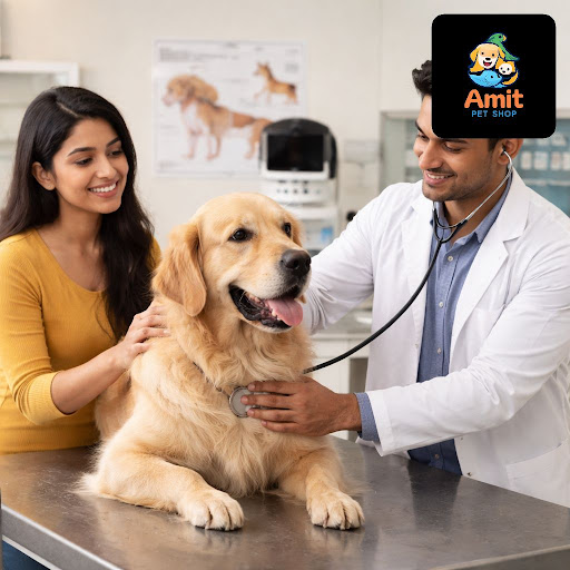 Healthy, happy pets start with timely care. At Amit Pet Shop & fish aquarium & pet grooming in In… post image