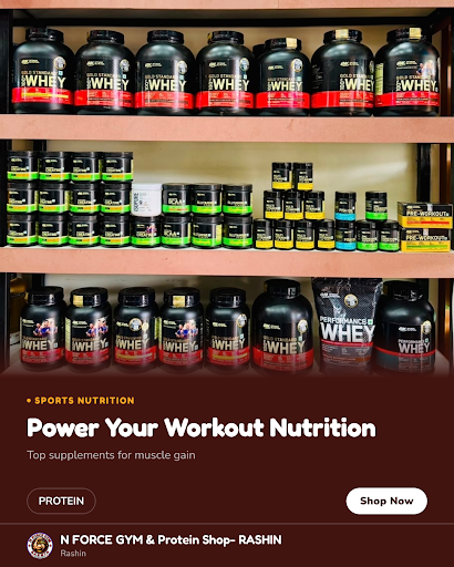 Explore our range of high-quality sports nutrition supplements at N FORCE GYM & Protein Shop in R… post image