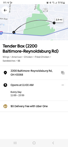 Tender Box - Visual