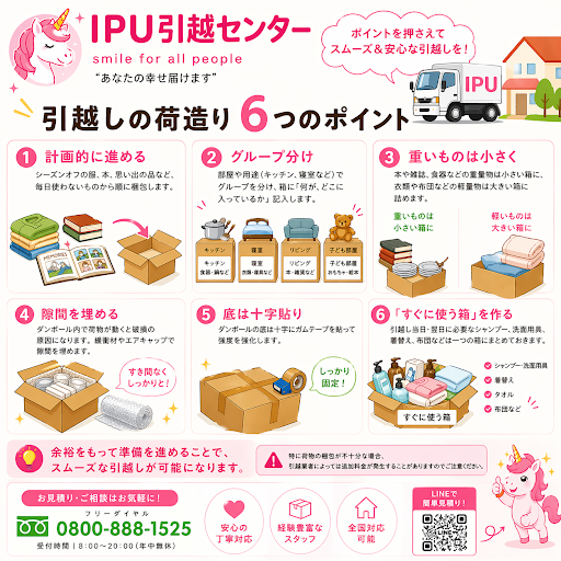 東京の引っ越し業者IPUコーポ―ション株式会社のお引っ越し荷造り 