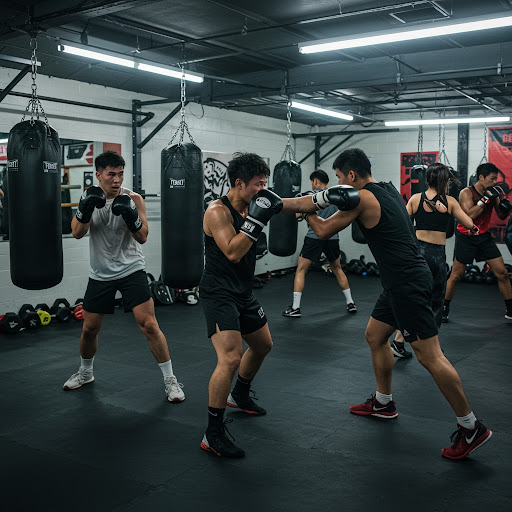 Discover the transformative power of boxing at Olympia Fitness & Martial Art Academy in Burari, N…