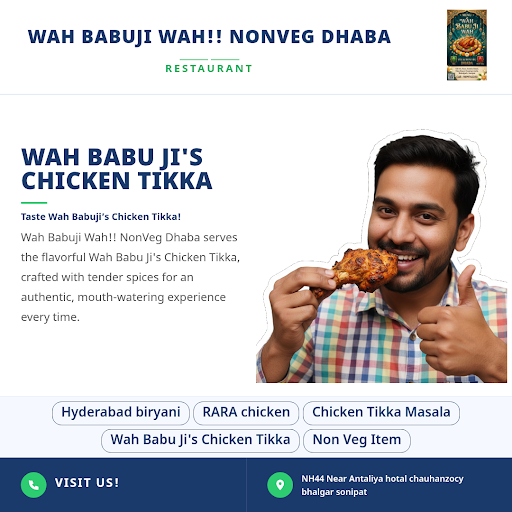 Wah Babu Ji's Chicken Tikka post image