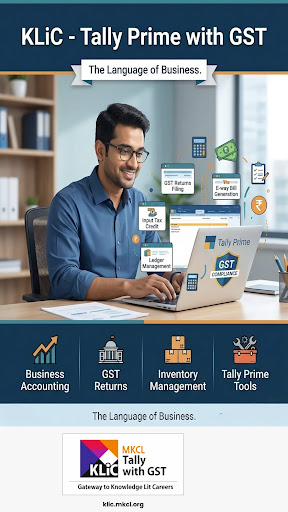 📊 KLiC Tally Prime with GST Course – A+ Computer Classes post image