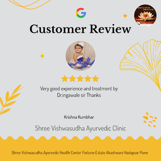 Krishna Kumbhar's remarkable experience at Shree Vishwasudha Ayurvedic Clinic in Pune! Our expert… post image