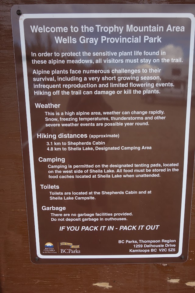 Clearwater Wells Gray Park Visitors Centre