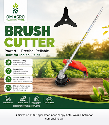 Om Agro Equipments offers high-quality brush cutters designed for efficiency and durability. Idea… post image