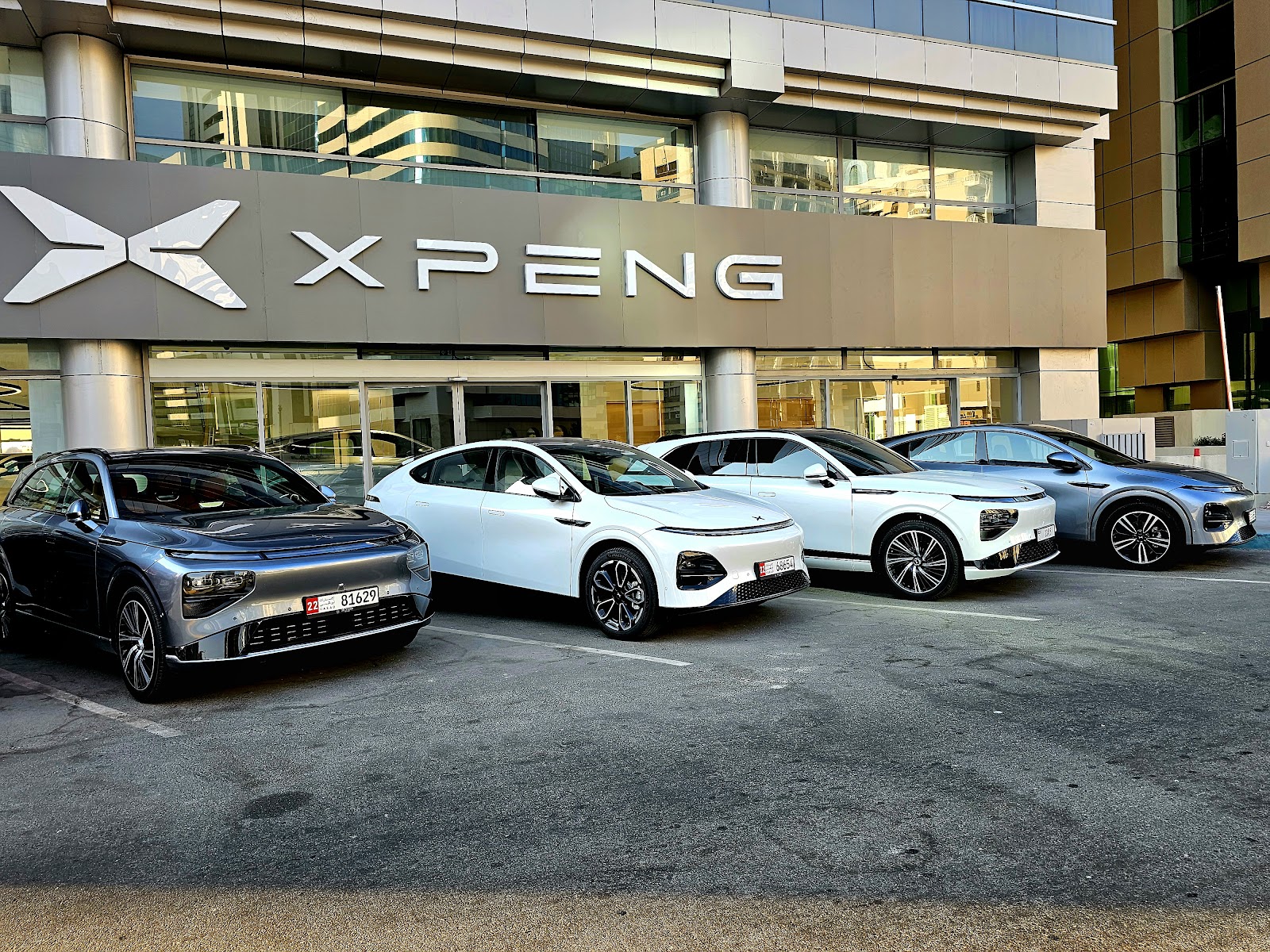 XPENG Abu Dhabi Showroom - Gulf Star Motors - Ali & Sons